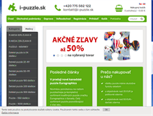 Tablet Screenshot of i-puzzle.sk